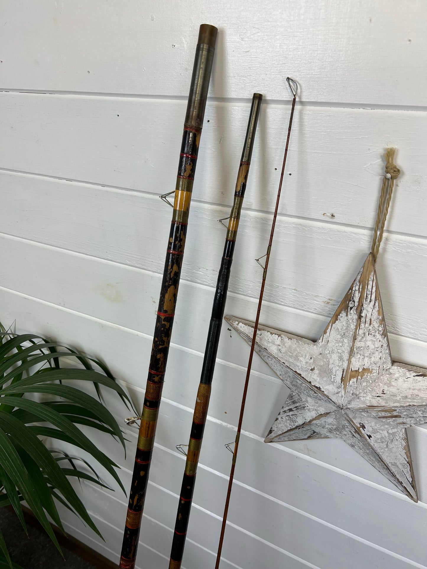 Vintage Split Cane Fishing Rod Made by Precision Rods - Fishing Display Prop