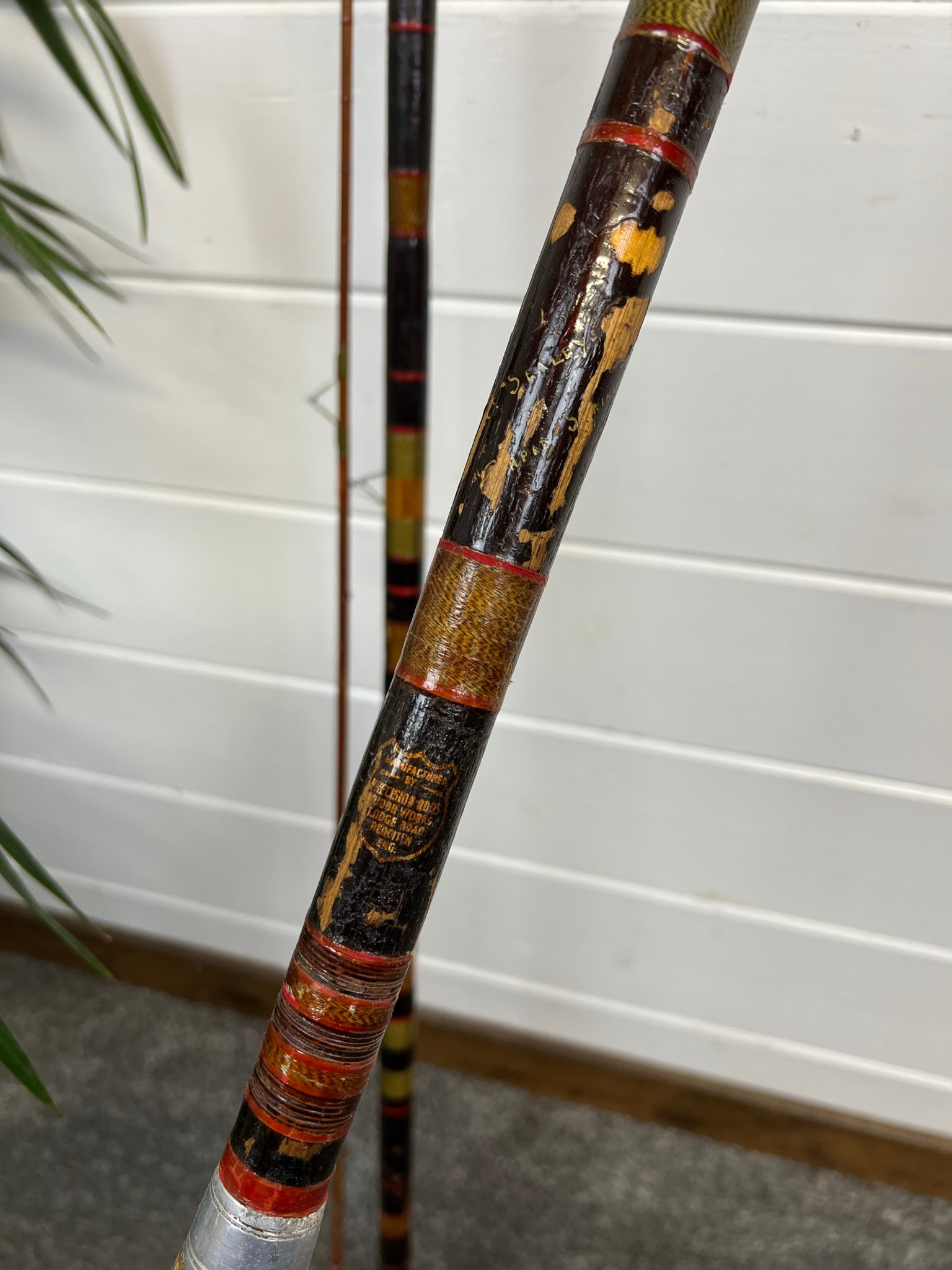 Vintage Split Cane Fishing Rod Made by Precision Rods - Fishing Displa – Rust  Hut