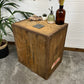 Vintage Tea Crate Wooden Chest Bedroom Table Coffee Shop Bar Prop Decor Farmhouse Side Table