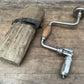Vintage Retro P&B Hand Brace Drill & Canvas Tool Rool With Auger Drill Bits