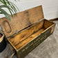 Rustic Wooden Ammo Box Industrial Vintage 1986 Home Storage Chest Coffee Table