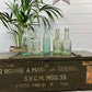5x Vintage Glass Bottles Decorative Codd Neck Bottle Wedding Centre Decor Rustic Home Deco