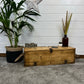 Vintage Wooden Storage Chest Rustic Industrial Home Toy Box Blanket Slipper Box