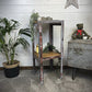 Rustic Industrial Metal Shelf With Patina Freestanding Square Metal Hallway Bookshelf