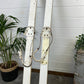Vintage Rustic Skis 190cm Reclaimed Army Rustic Winter Snow Wedding Decor
