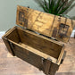 Wooden Ammo Box Vintage Rustic Storage Chest Industrial Trunk Coffee Table