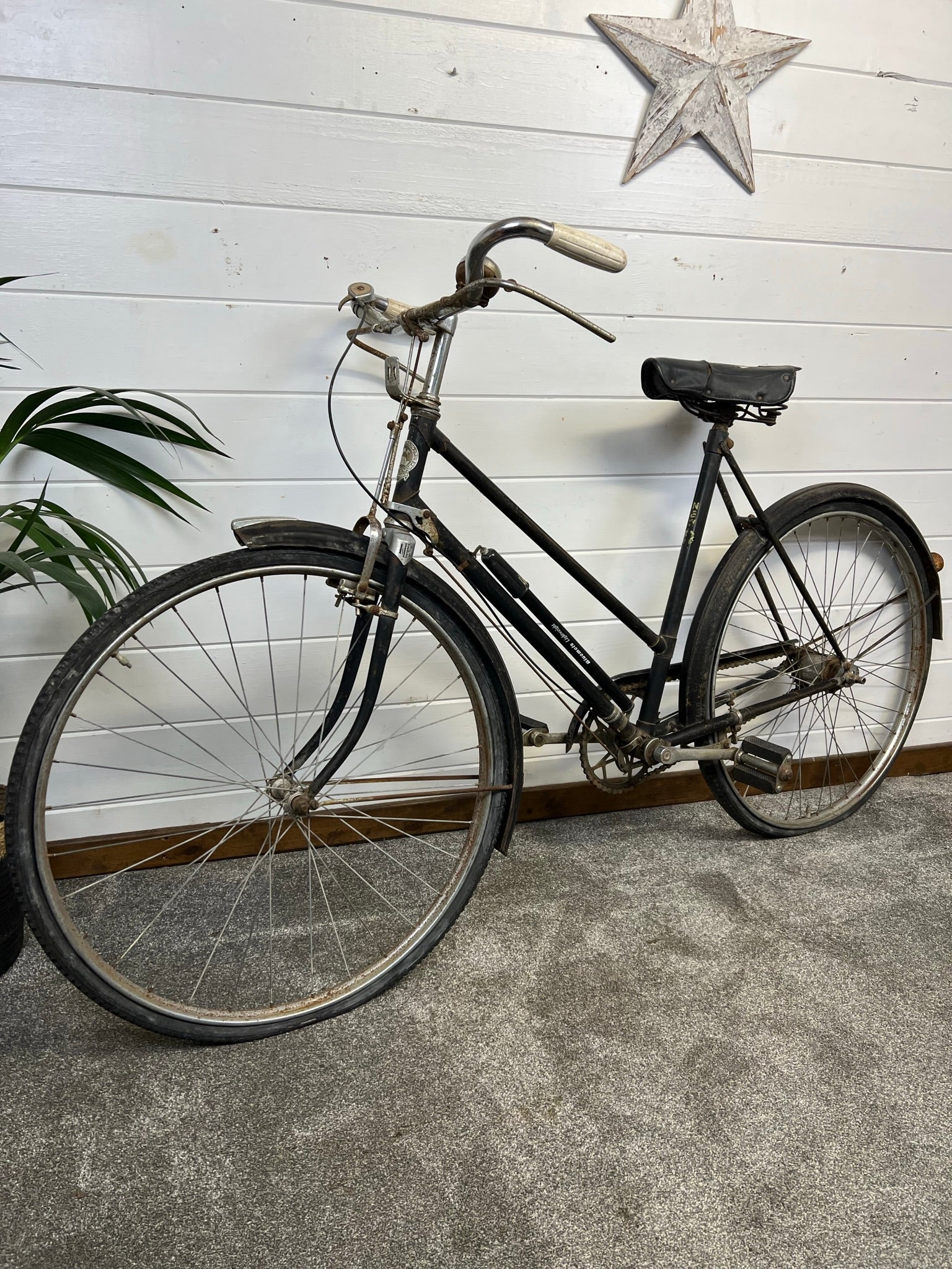 Vintage shop push bike