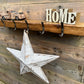 Rustic Industrial Coat Hat Hook Shelf Reclaimed Iron Hooks Rustic Farmhouse Chic Home
