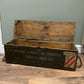 Vintage Rustic Storage Chest Ammo Box Wooden Industrial Trunk Home Coffee Table