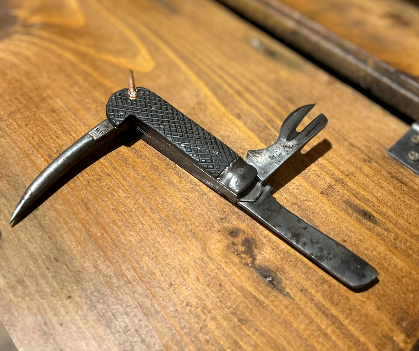 Vintage WW2 Army Jack Knife Clasp Knife Military Survival Pen Knife