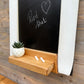 Rustic Ski Blackboard Chalkboard Notice Board Reclaimed Skis Winter Ski Chalet Home Decor