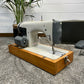 Vintage Jones Sapphire Model 57 Sewing Machine With Case Good Working Order