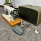 Vintage Jones Sapphire Model 57 Sewing Machine With Case Good Working Order