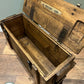 Wooden Ammo Box Vintage 1971 Rustic Storage Toy Chest Industrial Trunk Coffee Table