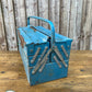 Retro Vintage Metal Engineers Toolbox Rustic Patina Tool Chest