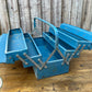 Retro Vintage Metal Engineers Toolbox Rustic Patina Tool Chest