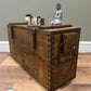 Wooden Ammo Box Vintage 1971 Rustic Storage Toy Chest Industrial Trunk Coffee Table