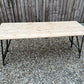 Wooden Folding Trestle Table VGC Rustic Farmhouse Dining Wedding Reclaimed Ex Army Industrial Desk