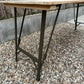 Wooden Folding Trestle Table VGC Rustic Farmhouse Dining Wedding Reclaimed Ex Army Industrial Desk