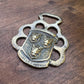 Horse Brass Shrewsbury Floreat Salopia Coat of Arms