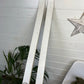 Vintage Reclaimed Army Military Skis Rustic Nordic Mountain Ski Display Wedding Decor
