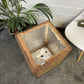 Vintage Tea Crate Wooden Rustic Chest Bedroom Table Coffee Shop Bar Prop Decor Farmhouse Side Table