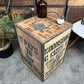 Vintage Tea Crate "It Pays To Buy Good Tea" Rustic Chest Side Coffee Decor Table Box