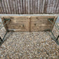 Rustic Wooden Folding Trestle Table Farmhouse Dining Reclaimed Ex Army Industrial Office Desk