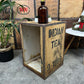 Vintage Tea Crate "It Pays To Buy Good Tea" Bedside Table Coffee Table Rustic Farmhouse Decor