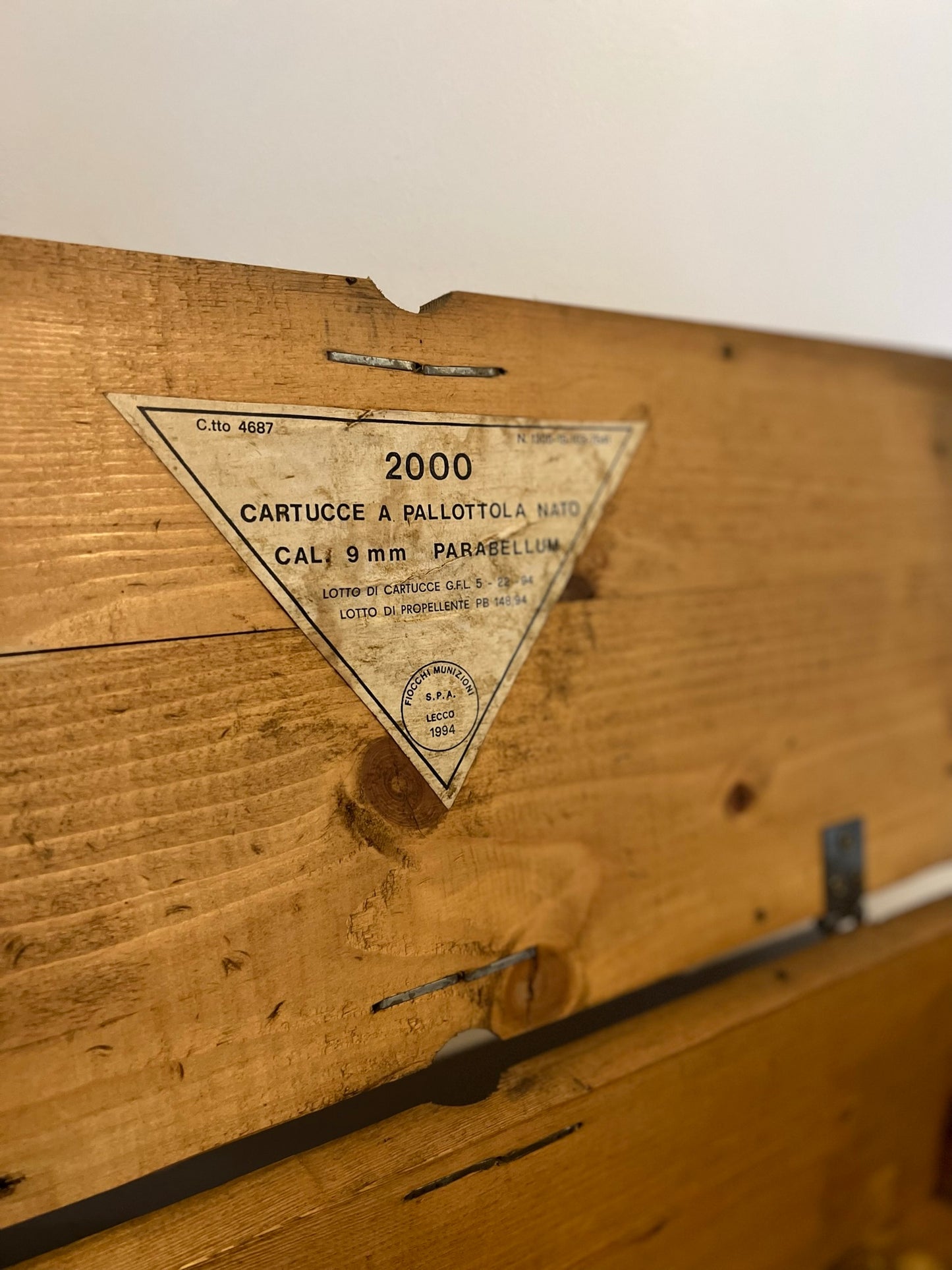 Wooden Ammo Box Vintage Army Rustic Industrial Chest Tool Box Storage Box Keepsake Memory