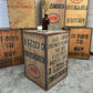 Vintage Tea Crate Wooden Side Table Chest Rustic Coffee Table Farmhouse Decor Prop