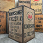 Vintage Tea Crate Wooden Side Table Chest Rustic Coffee Table Farmhouse Decor Prop