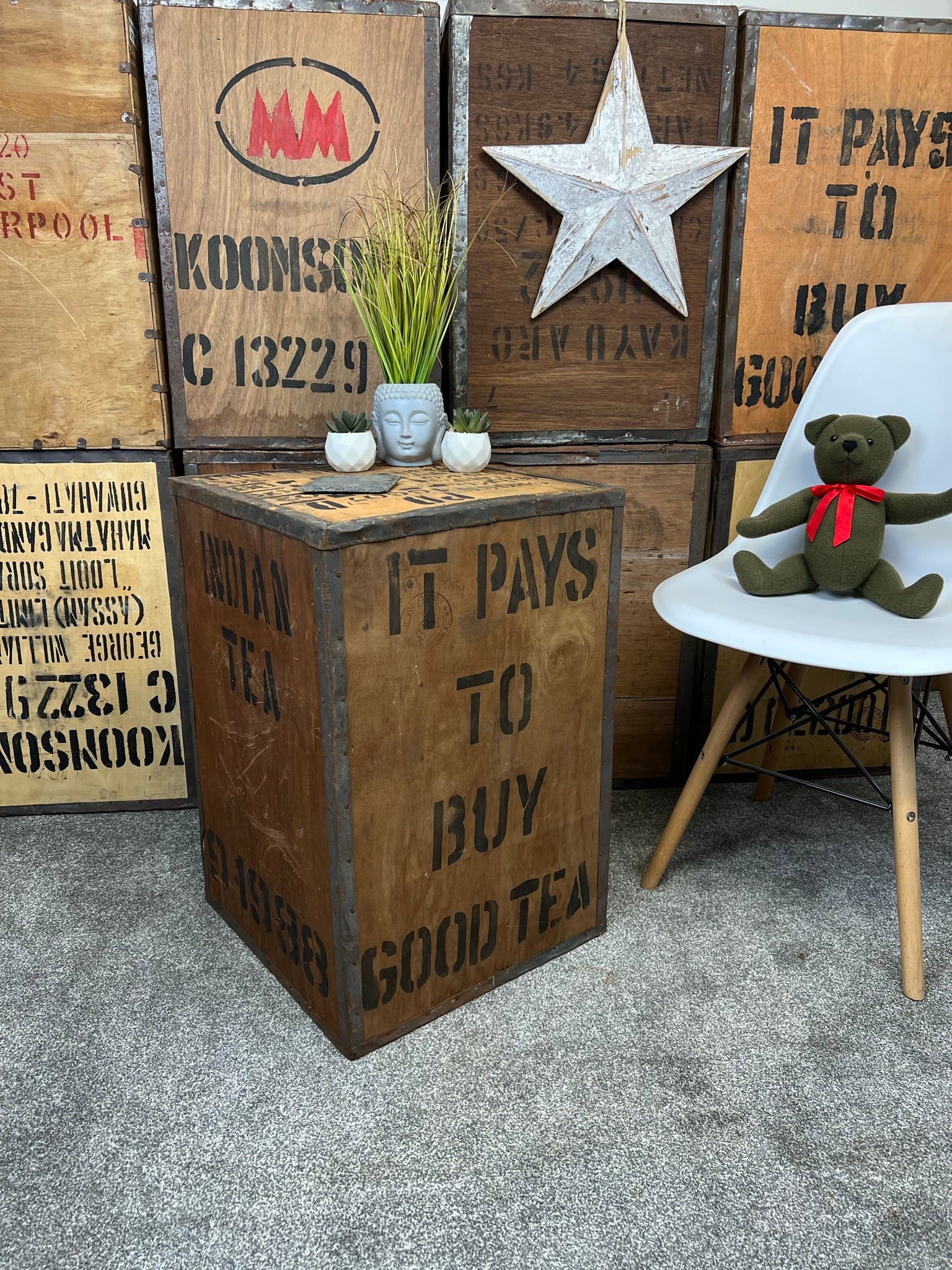 Tea chest shop coffee table