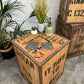Rustic Industrial Vintage Tea Crate Wooden Box Coffee Side Table Home Shop Display