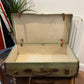 Vintage Military Suitcase Canvas Trunk Army RAF Navy Boho Rustic Home Decor