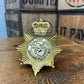 Civil Nuclear Constabulary Enamel Helmet Badge Plate Gold Queens Crown Display Prop