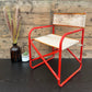 Vintage Child's Folding Directors Chair 1950's Metal & Canvas Retro Display
