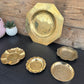 5x Vintage Brass Trinket Dish Job Lot Home Rustic Boho Decorative