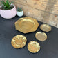 5x Vintage Brass Trinket Dish Job Lot Home Rustic Boho Decorative