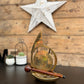 Vintage Brass Sailing Boat Gong Ashtray Desktop Ornament Boho Retro