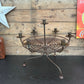 Rustic Candle Stick Holder Circular Metal Candle Arbour Stand Steampunk Vintage Decor