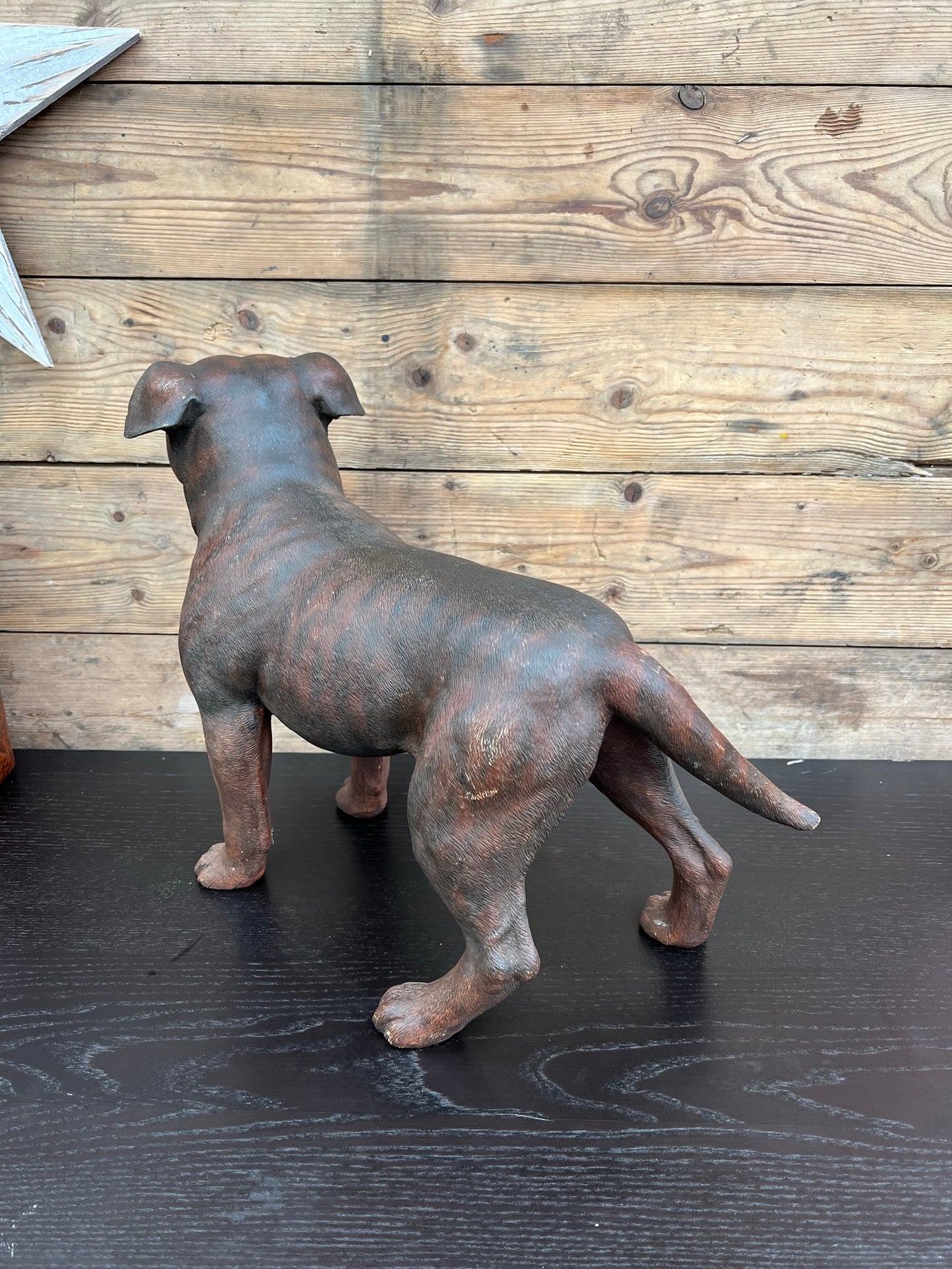 Staffordshire Bull Terrier Staffy Realistic Statue Home Garden Ornament