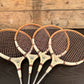 4x Vintage Badminton Racket Retro Décor Sport Memorabilia Display