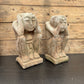 Vintage Statue Hear No Evil Speak No Evil PAIR Buddha Garden Ornament