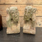 Vintage Statue Hear No Evil Speak No Evil PAIR Buddha Garden Ornament
