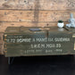 Vintage Wooden Ammo Box Rustic Storage Chest Industrial Trunk Home Coffee Table