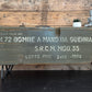 Vintage Wooden Ammo Box Rustic Storage Chest Industrial Trunk Home Coffee Table
