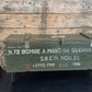 Vintage Wooden Ammo Box Rustic Storage Chest Industrial Trunk Home Coffee Table