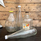 Vintage Demijohn & Glass Bottle Job Lot Home Farmhouse Retro Deco