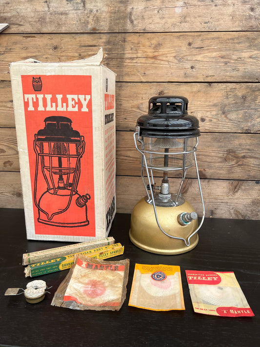 Vintage Tilley Tilly Paraffin Lamp X246B In Original Box With Spares